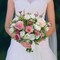 Vase White Roses Artificial Flowers Pink Carnation Flowers Blend Bouquets Silk Fake Flowers for Centerpiece Table Wedding Cemetery Party Home Decor